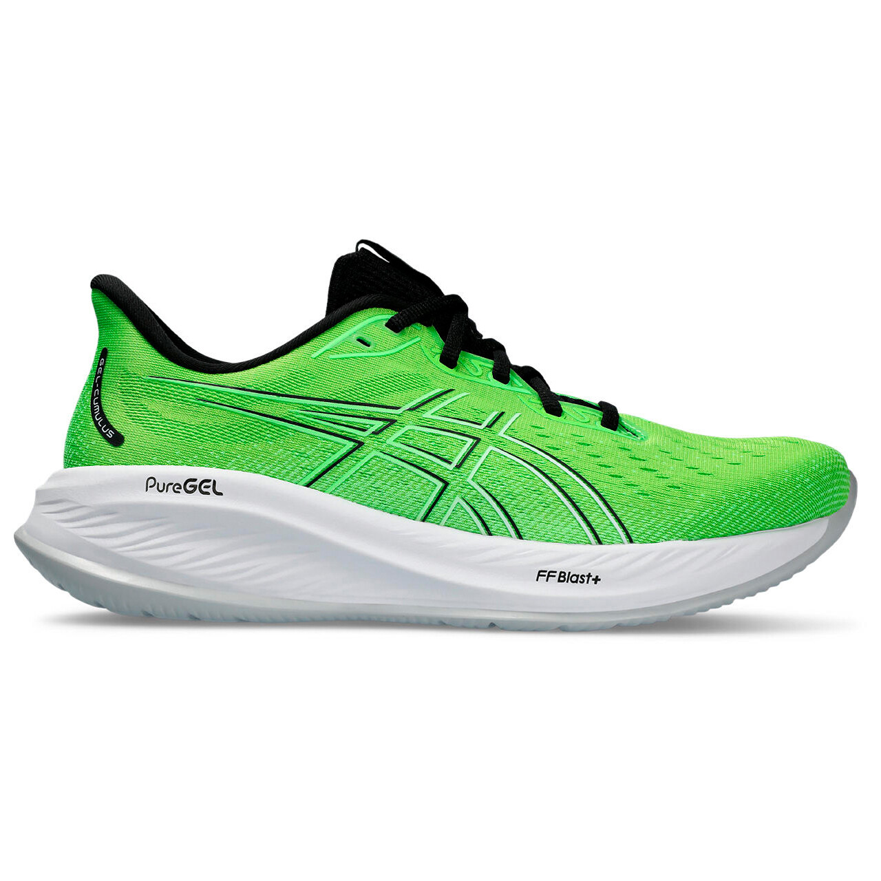 Беговая обувь Asics Gel Cumulus 26, цвет Electric Lime/White кроссовки для бега asics gel cumulus 25 черный