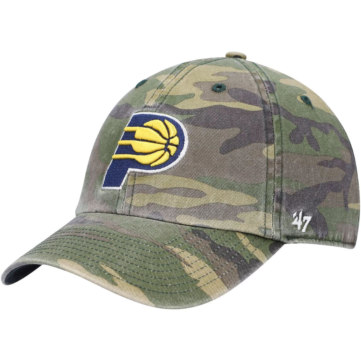 

Мужская регулируемая кепка Camo Indiana Pacers '47 Clean Up