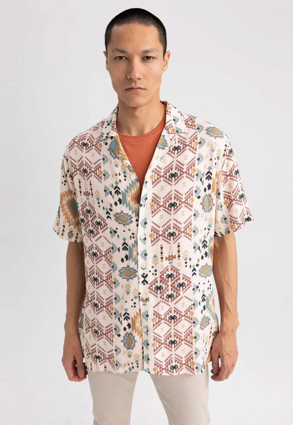 

Рубашка MODERN FIT DeFacto, абрикос