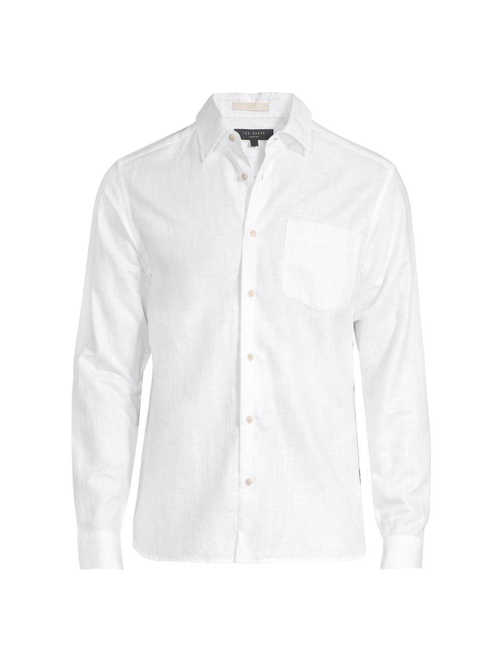 

Рубашка из льна и хлопка Remark Ted Baker, белый