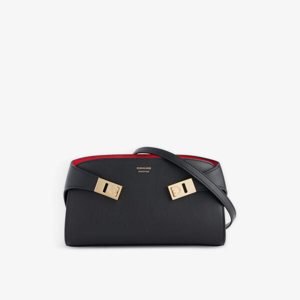 

Сумка из мягкой кожи Hug Ferragamo, красный