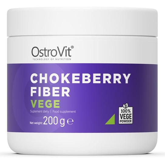 ostrovit chlorella vege 250 г OstroVit, Chokeberry Fiber VEGE 200 г детокс для похудения
