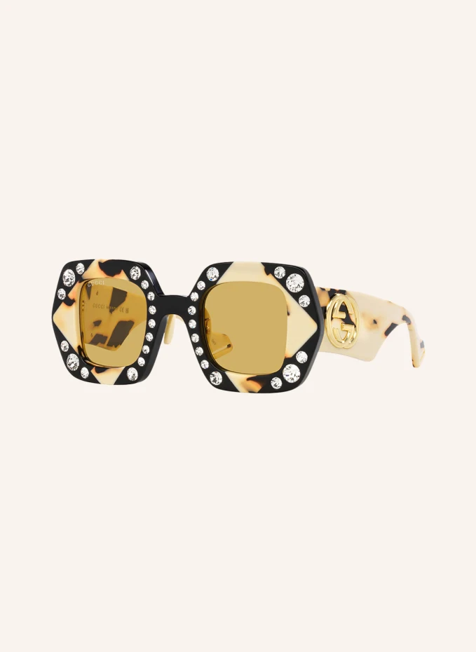 

Солнцезащитные очки gc002005 с драгоценными камнями Gucci, черный