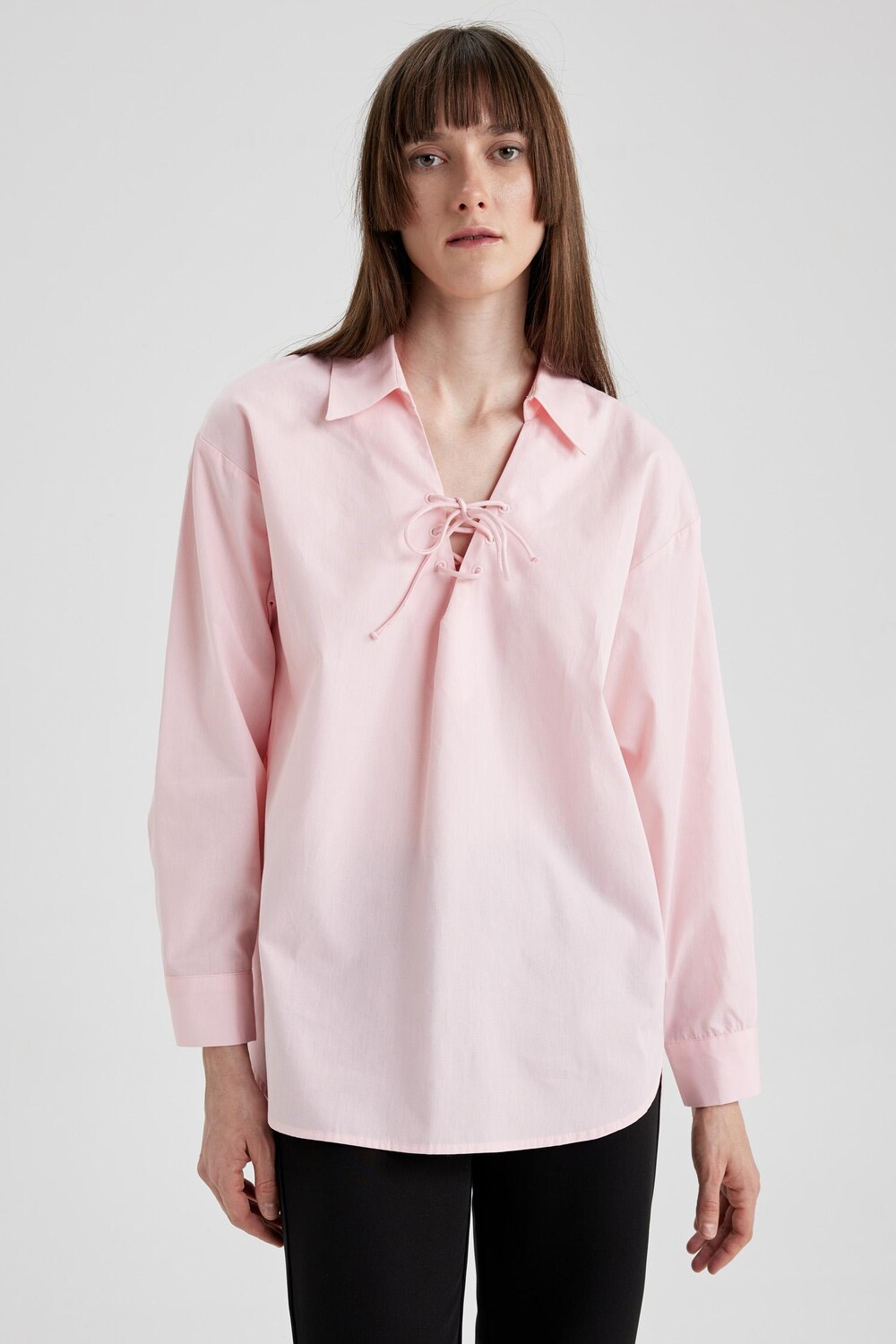 

Блуза DeFacto Langarm OVERSIZE FIT, цвет Hellrosa