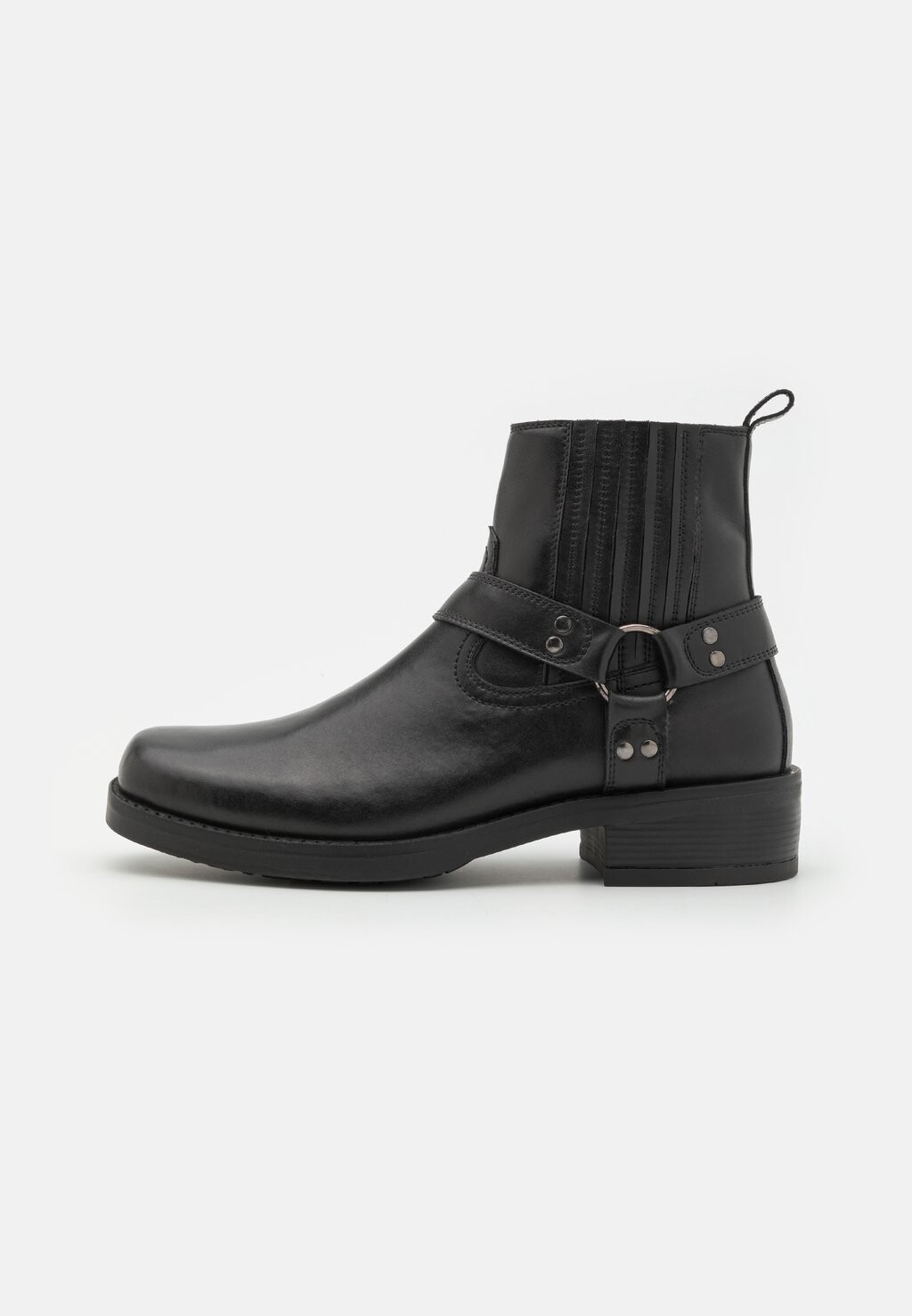 

Ковбойские/байкерские ботильоны Leather Zign Studio, цвет black