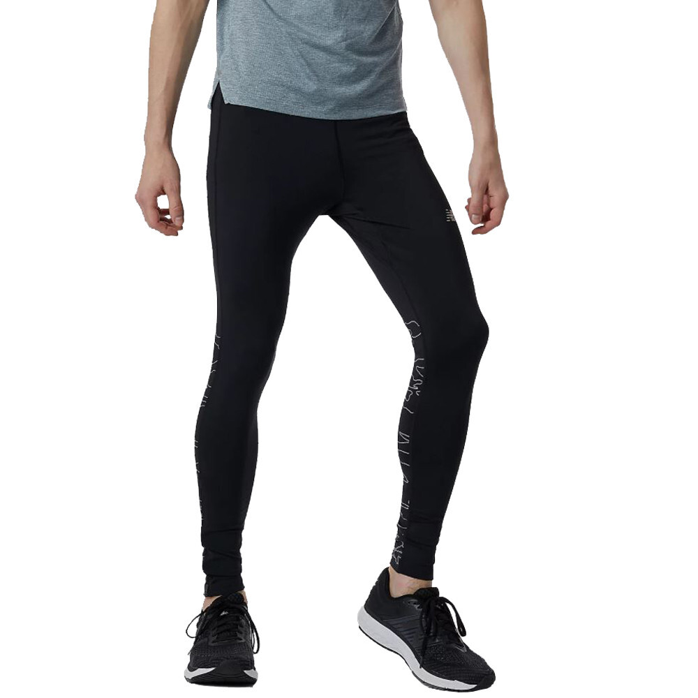 

Тайтсы New Balance Printed Accelerate Running, черный