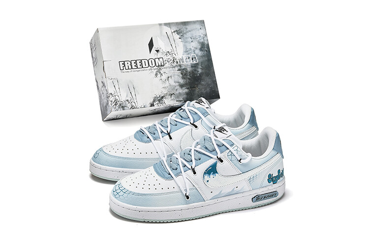 

Мужские кроссовки для скейтбординга Nike Court Borough Low, White/Blue