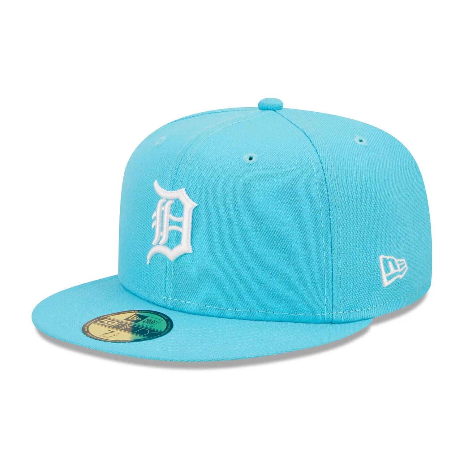 

Мужская кепка с логотипом New Era Blue Detroit Tigers Vice Highlighter 59FIFTY