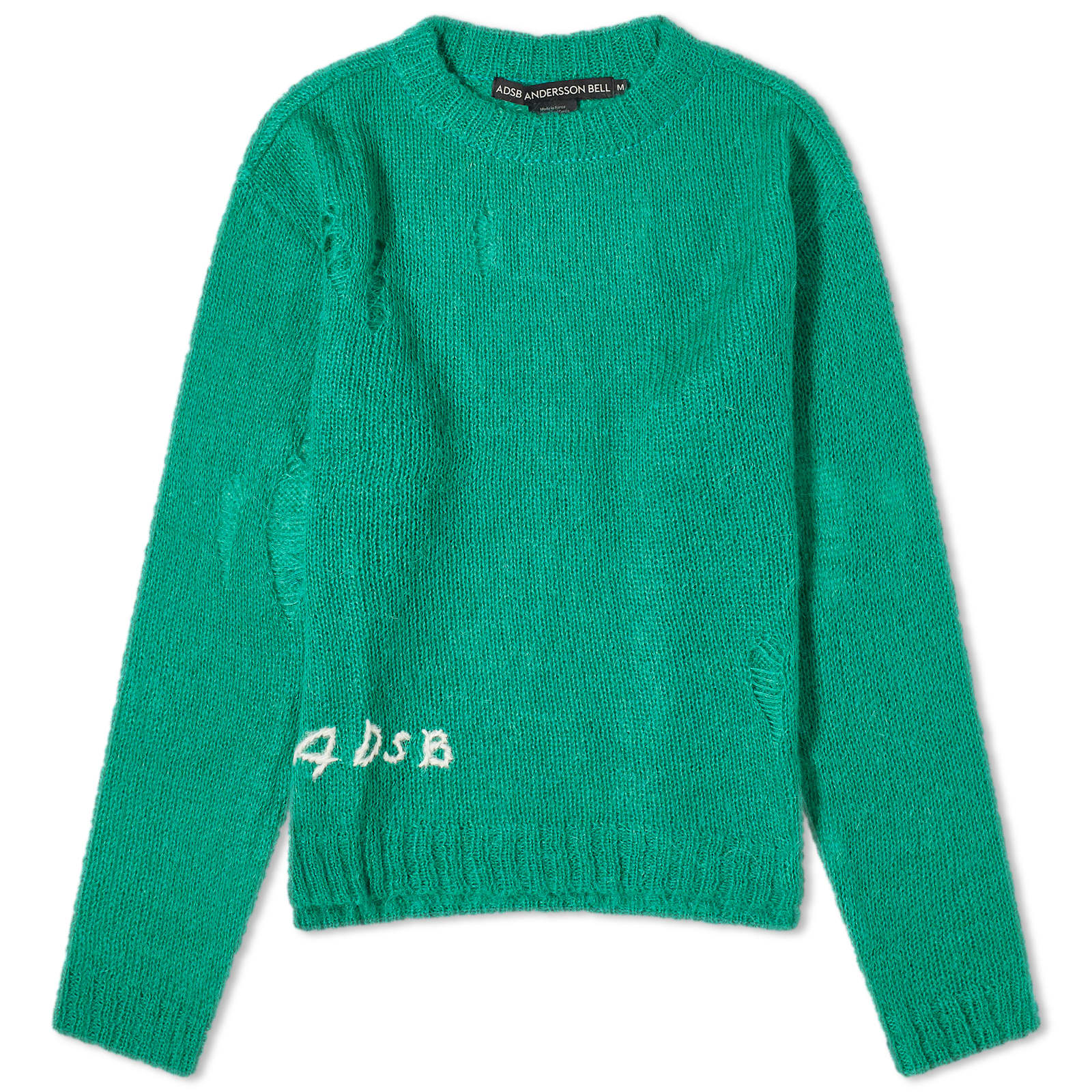 

Свитер Andersson Bell Adsb Kid Mohair Crew Neck, зеленый