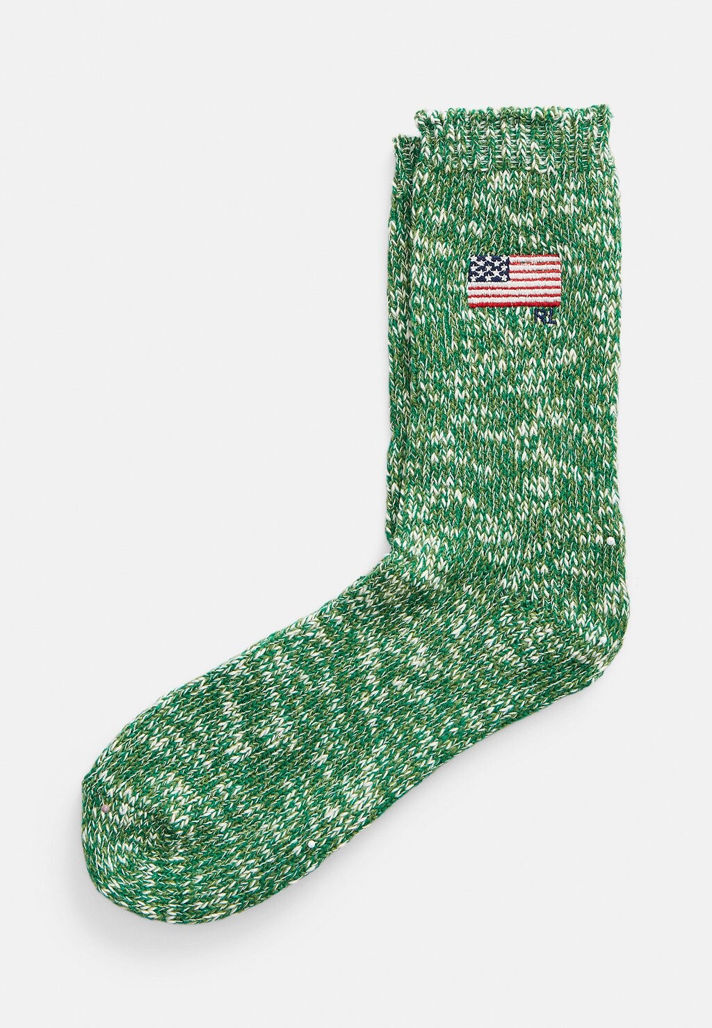 

Носки FLAG ON RAG CREW SOCK SINGLE Polo Ralph Lauren, зеленый