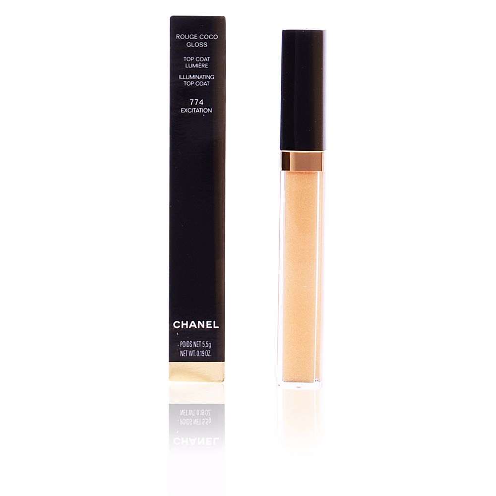 Блеск для губ Rouge coco gloss Chanel, 5,5 г, 774-excitation