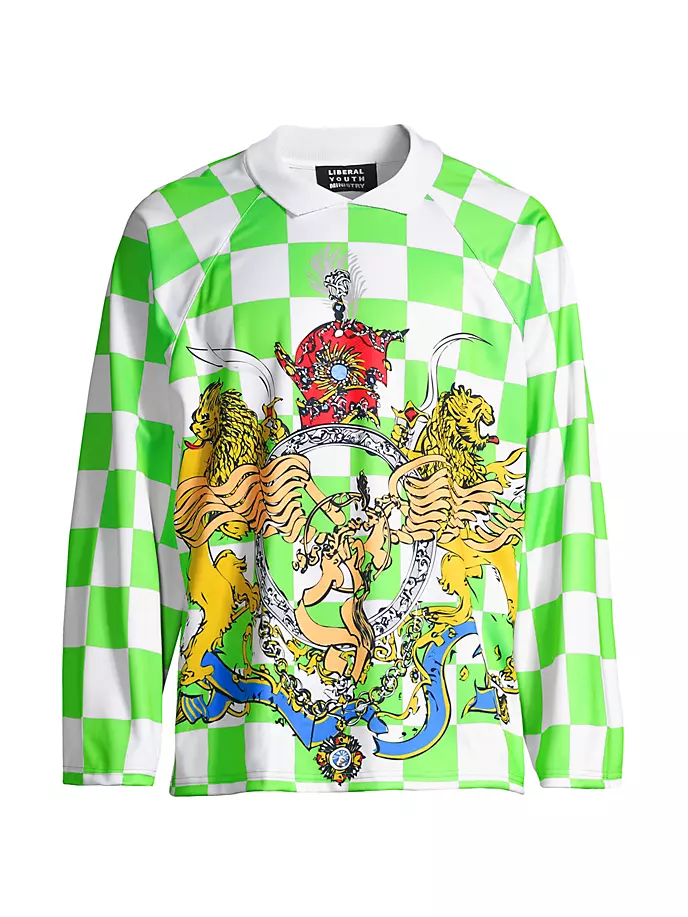 

Футбольная рубашка с длинными рукавами Crest & Check Liberal Youth Ministry, зеленый