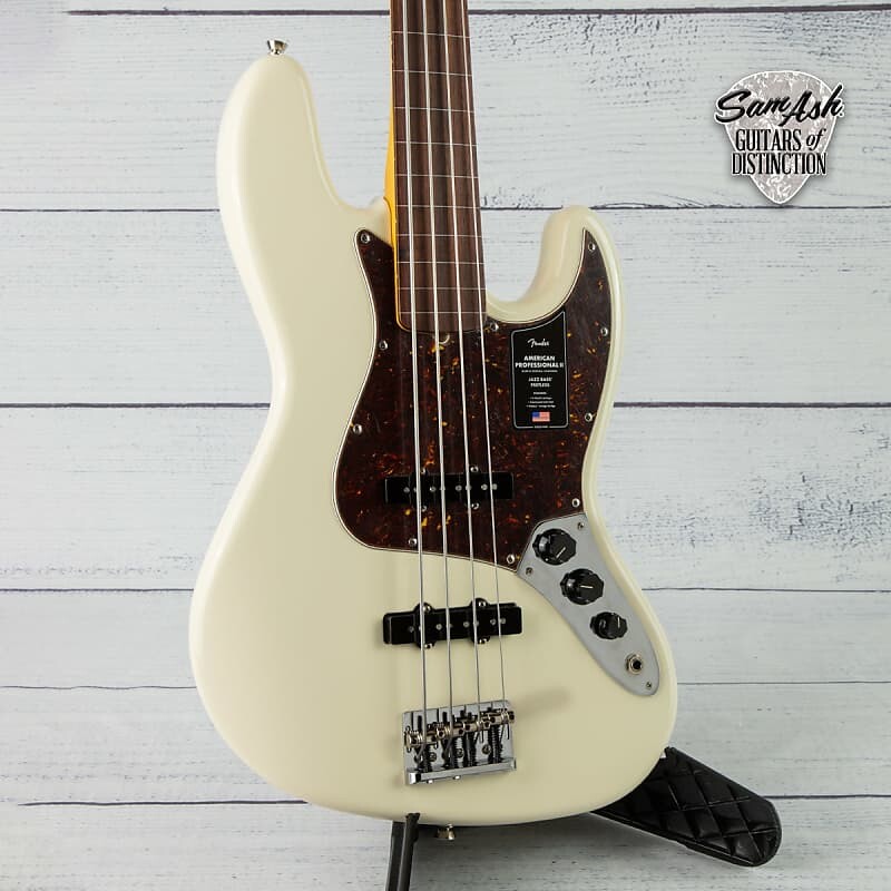 

Басс гитара Fender American Professional II Jazz Bass Fretless Bass Guitar