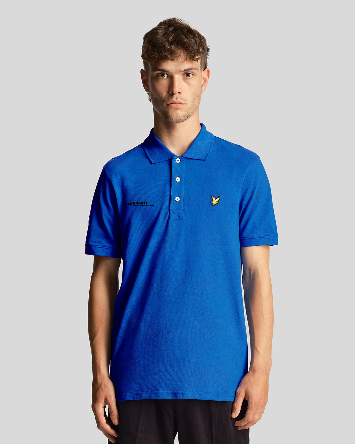 

Рубашка-Поло с соответствующим принтом Lyle & Scott, синий