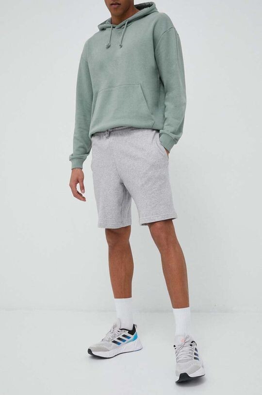 

Хлопковые шорты adidas, серый