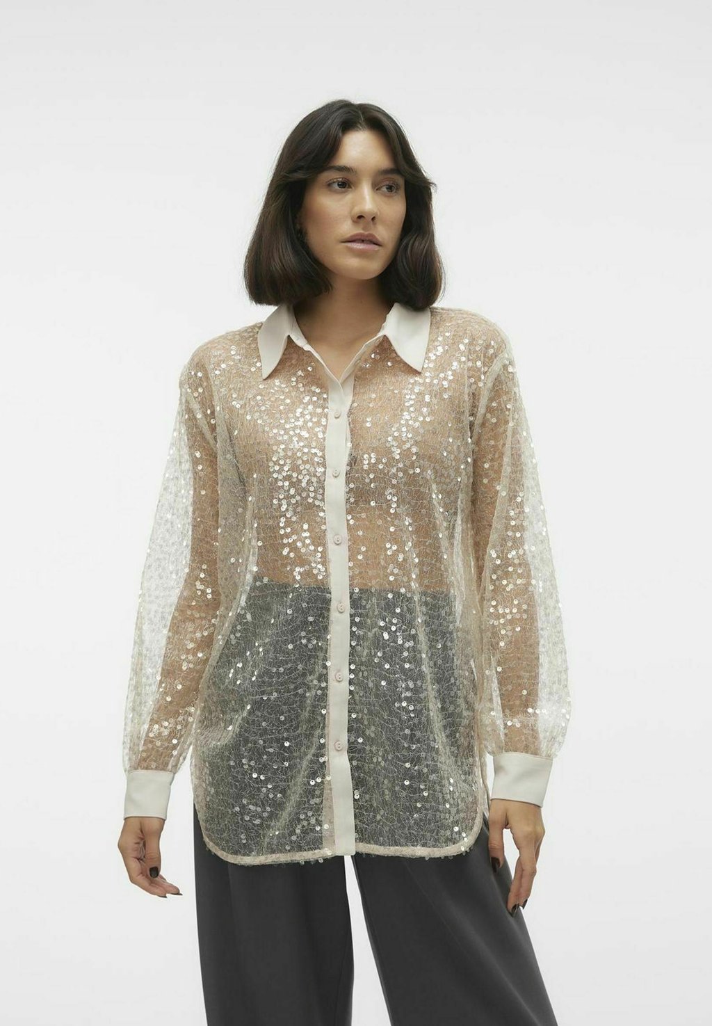 

Рубашка Vero Moda, цвет drizzle