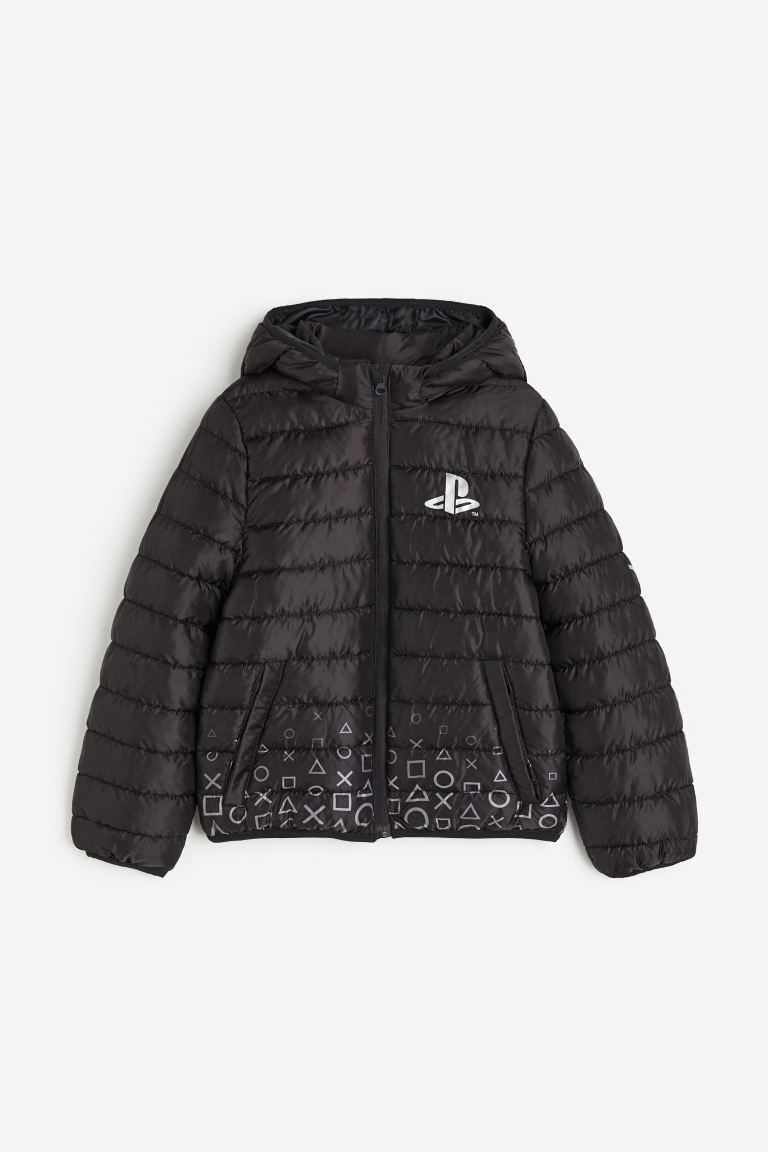 

Изолирующая куртка с капюшоном H&M, черный