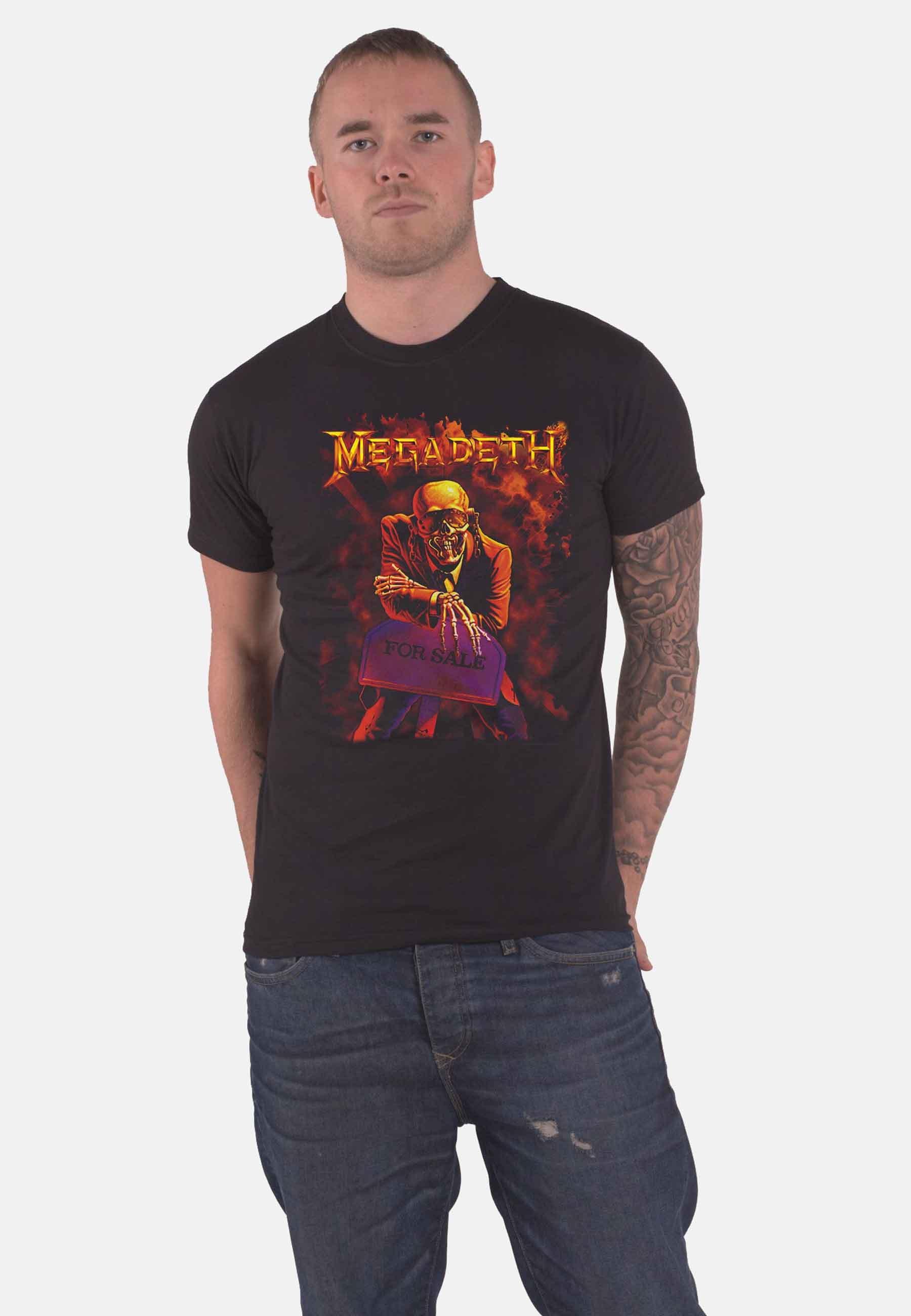 Футболка «Мир продает» Megadeth, черный фигурка funko megadeth pop albums peace sells but who s buying 72589