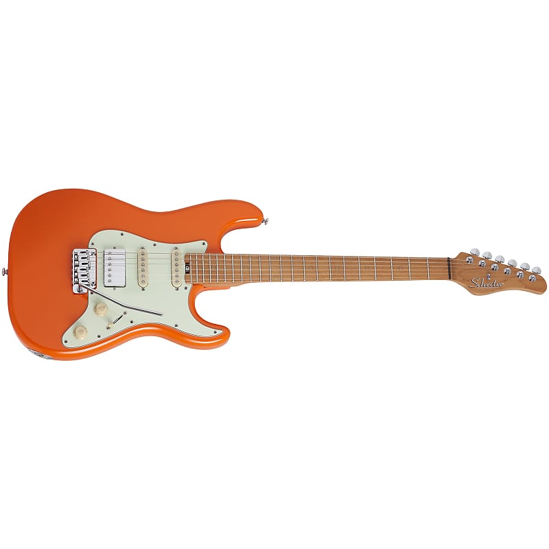 Электрогитара Schecter Nick Johnston Traditional H/S/S Atomic Orange Electric Guitar schecter nick johnston s s s atomic orange rm