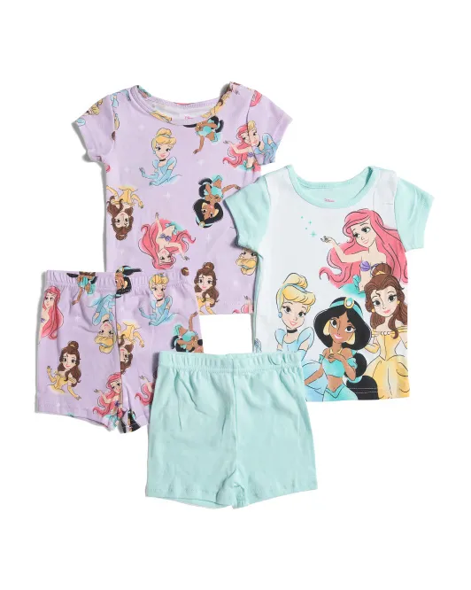 

Комплект для сна для маленьких девочек из 4 предметов Disney Princess, цвет Multi