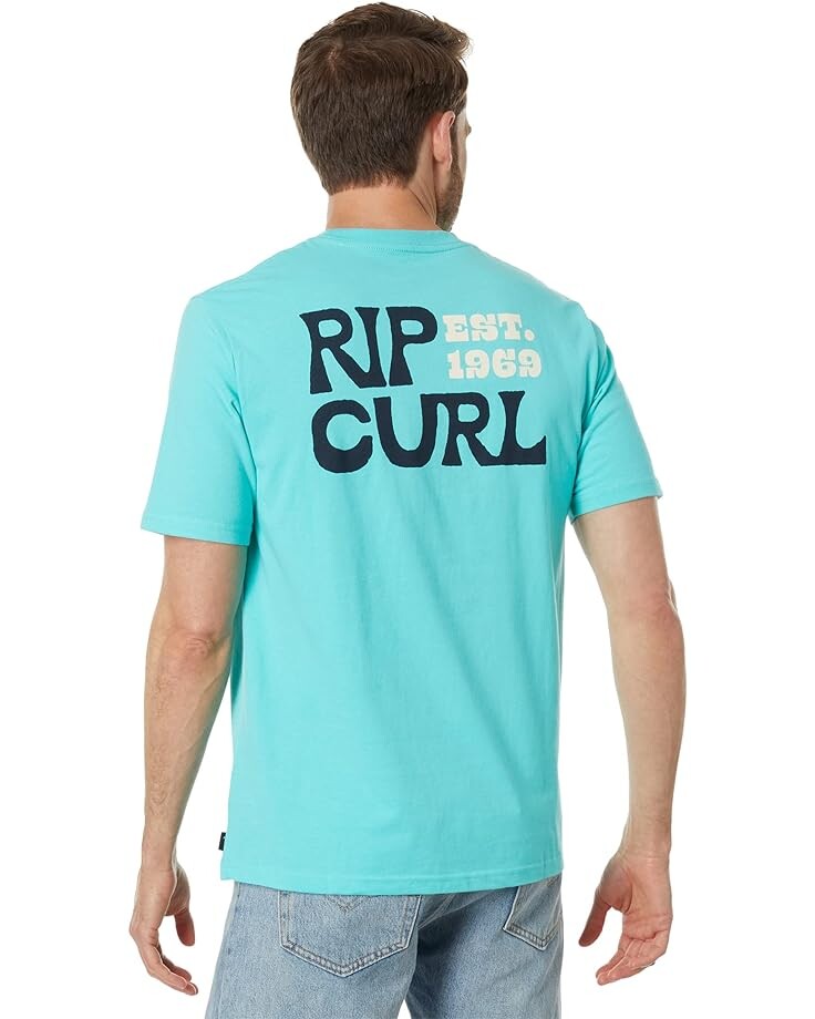 

Футболка Rip Curl Pacific Rinse Boo Short Sleeve Tee, цвет Aqua