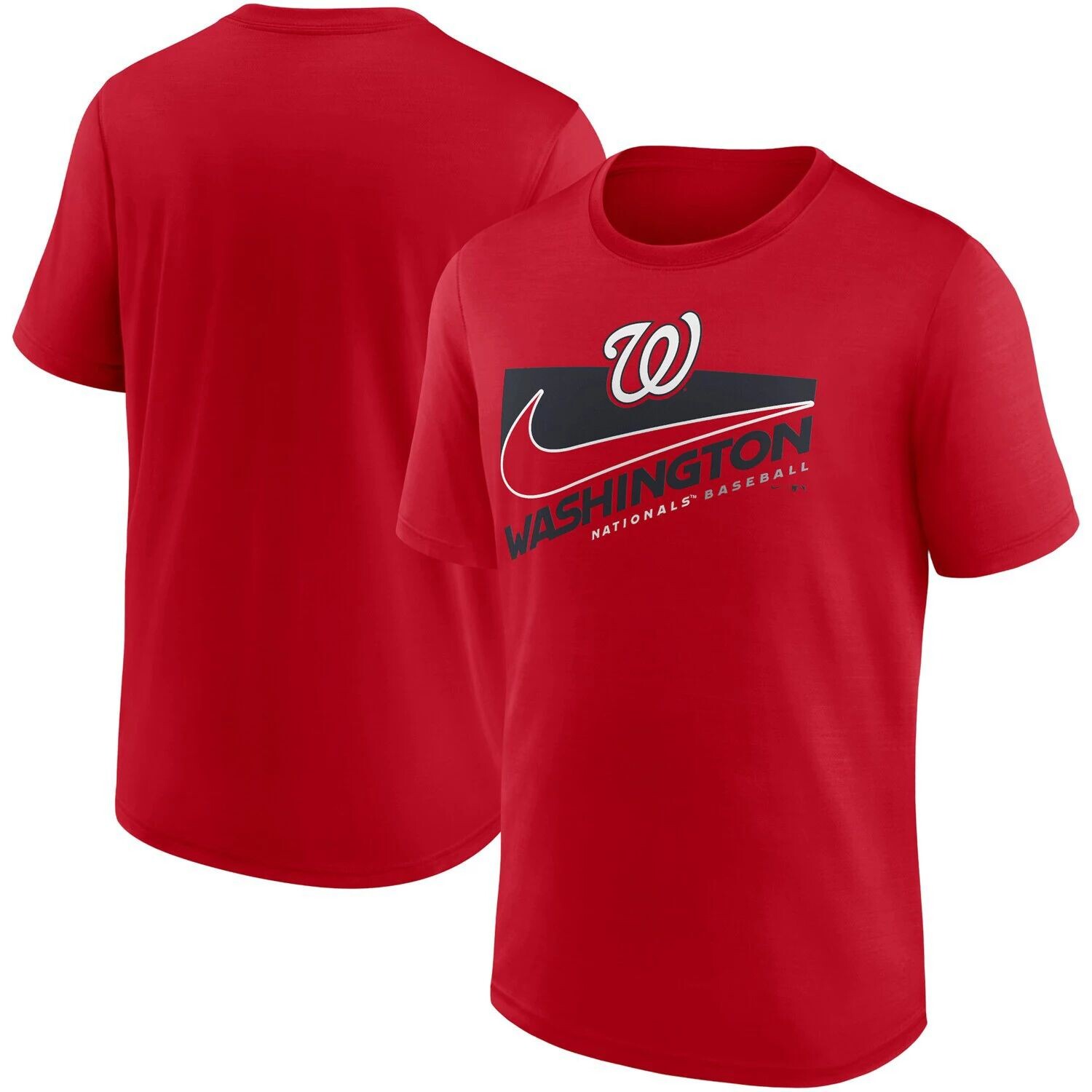 

Мужская красная футболка Nike Washington Nationals Swoosh Town Performance, Красный