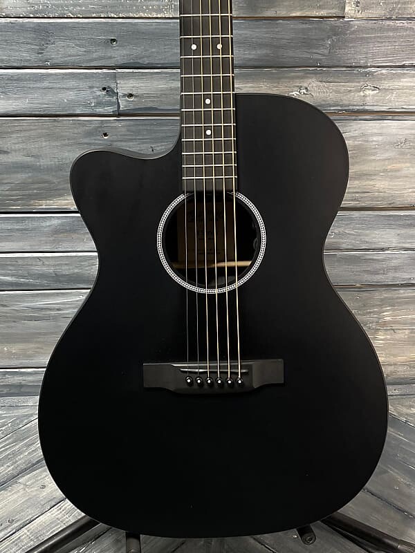 

Акустическая гитара Martin Left Handed OMC-X1E Black Acoustic Electric Guitar