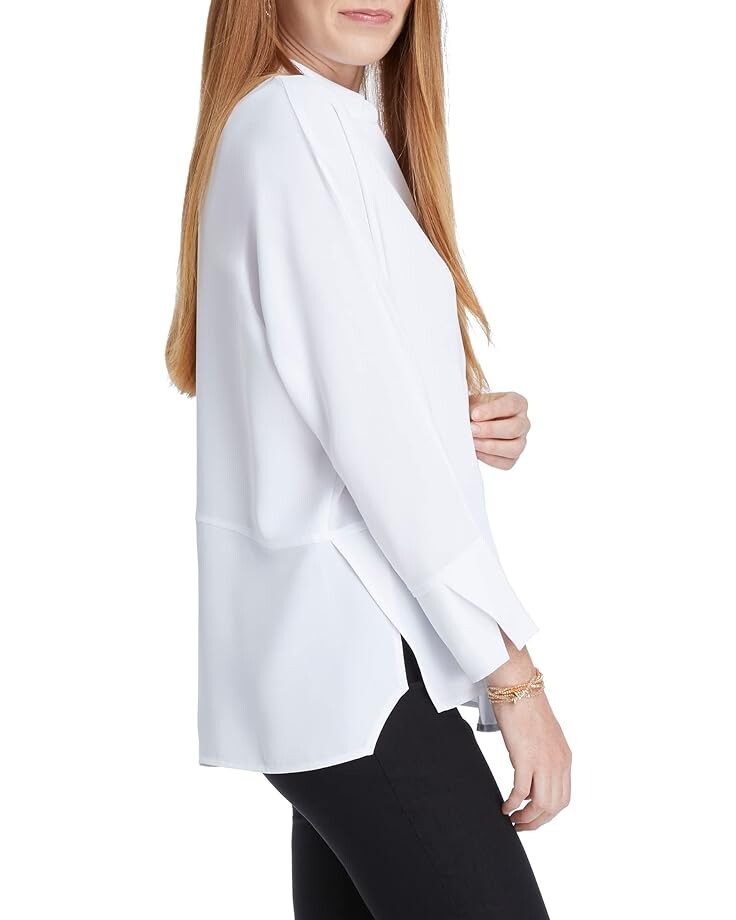 

Топ NIC+ZOE Petite Flowing Ease Top, цвет Paper White
