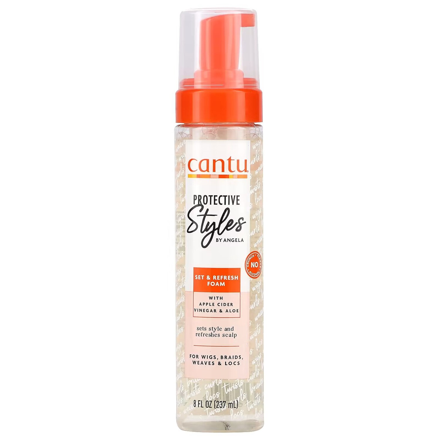 

Protective Styles от Angela, пенка Set & Refresh, 8 жидких унций (237 мл) Cantu