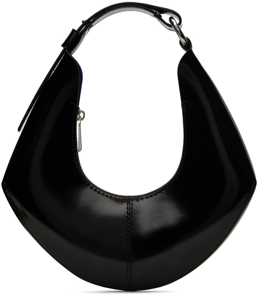 

Черная сумка Chrystie с белой этикеткой Proenza Schouler, цвет Black