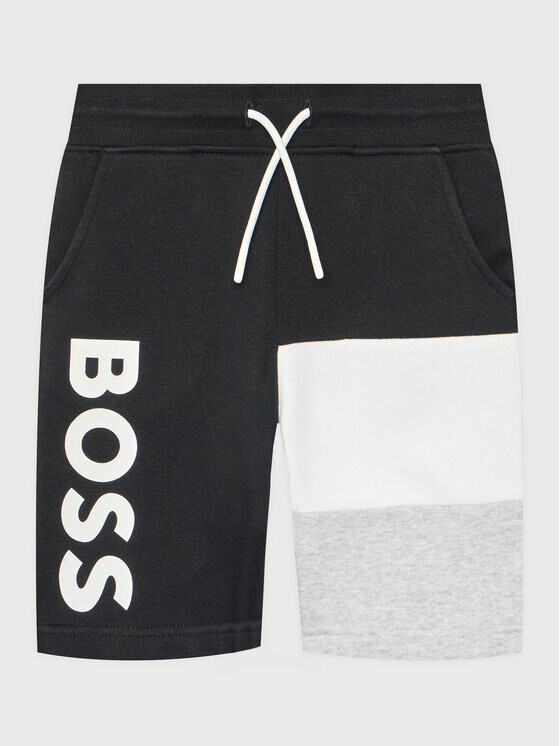 

Спортивные шорты стандартной посадки Boss, черный