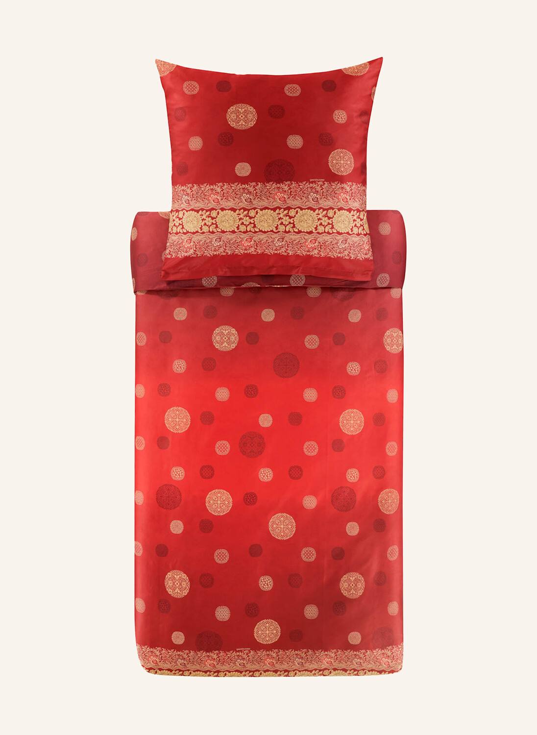 

Постельное белье Bassetti PALLAVICINO R1, цвет rot/hellorange
