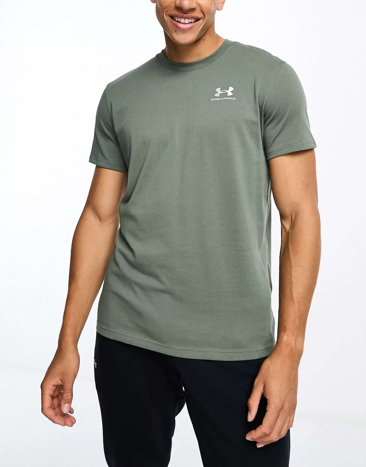 

Зеленая футболка с тисненым логотипом Under Armour, Зеленый