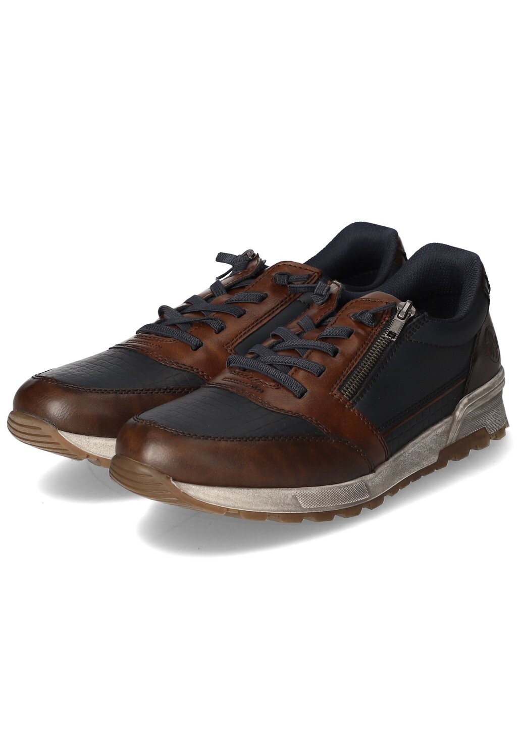 

Спортивные туфли на шнуровке Rieker, blau-braun