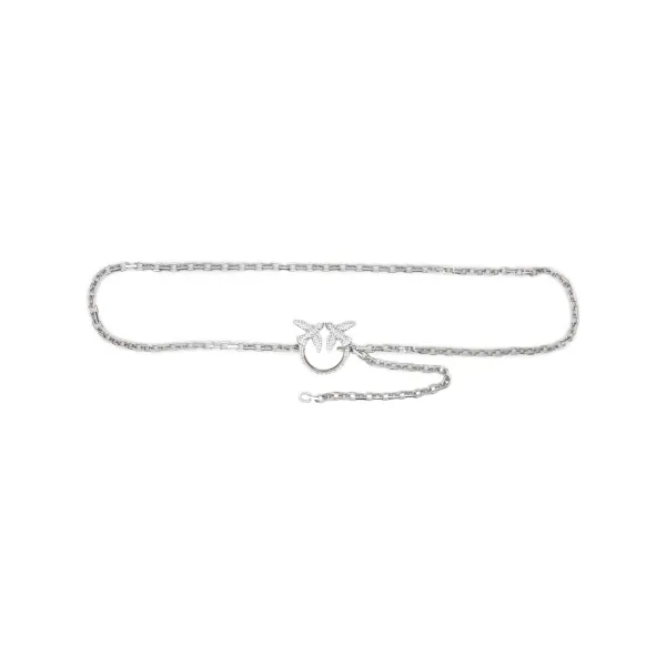 

Пояс с ягодами любви Pinko, серебряный