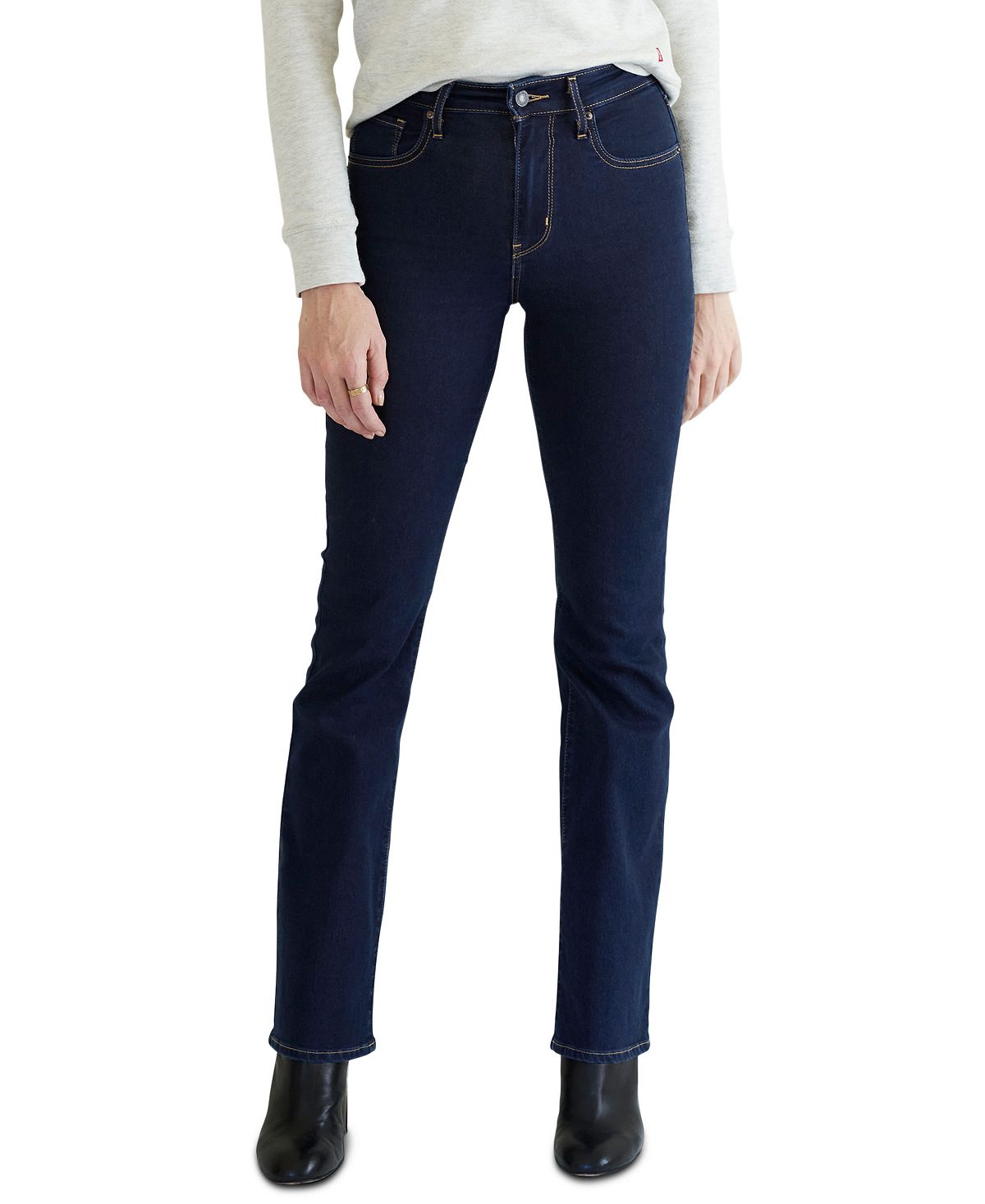 цена Классические эластичные джинсы Bootcut 725 с высокой талией Levi's