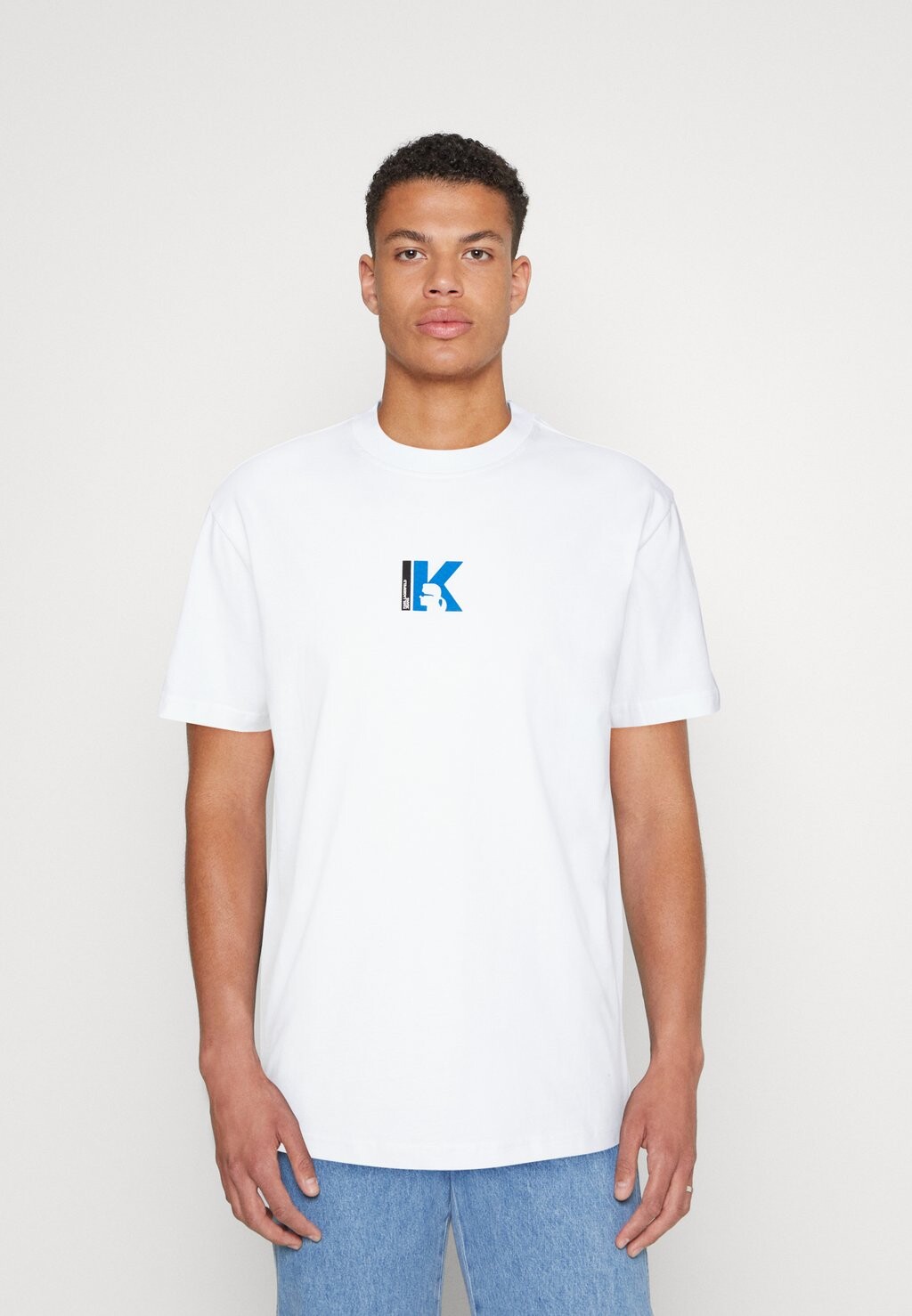 

Футболка с принтом REGULAR K-LOGO SSLV Karl Lagerfeld, белый