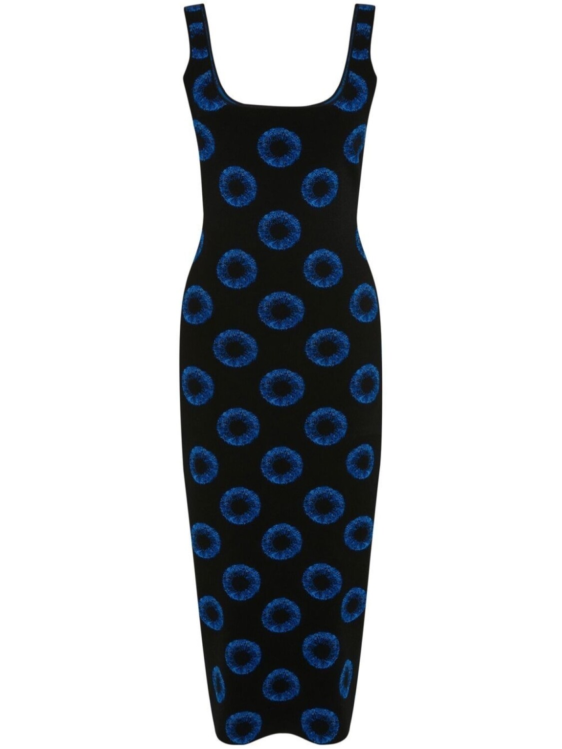 

Alexander McQueen платье миди Iris, черный