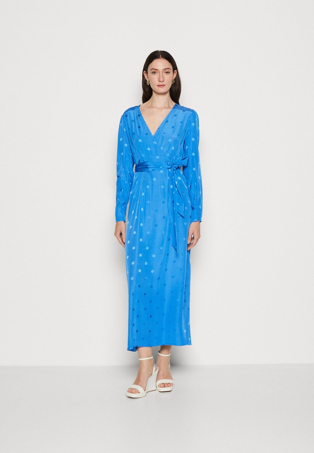 

Вечернее платье SLFLUDWIKA ANKLE DRESS Selected Femme, туманности синие, Черный