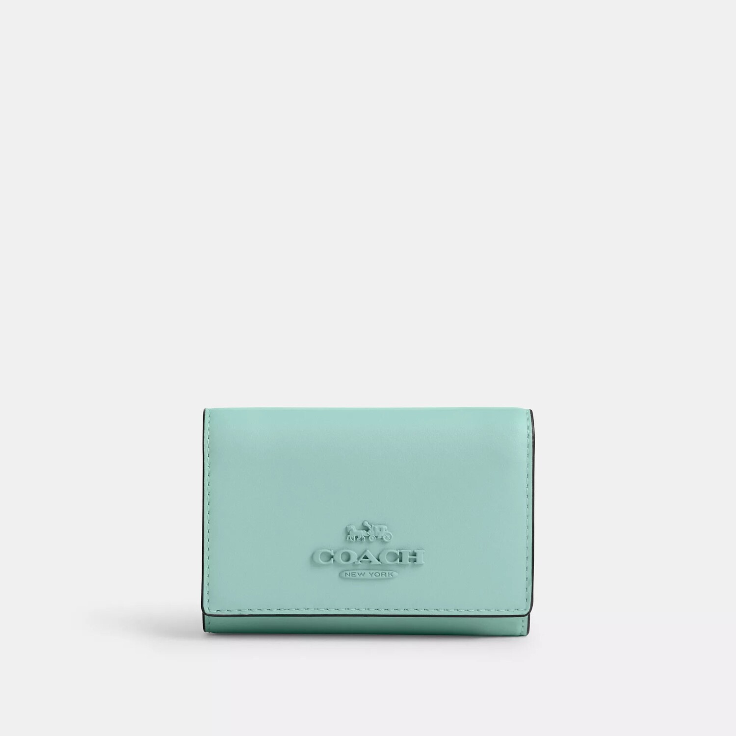 

Микрокошелек Coach Outlet, цвет Faded Blue