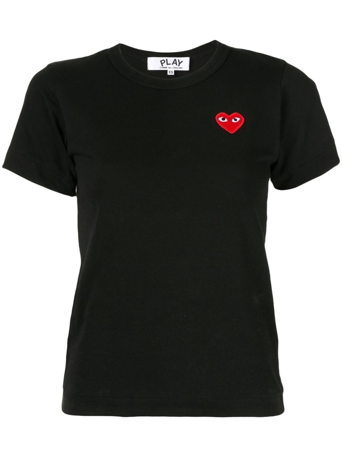 

Comme Des Garçons Play футболка с нашивкой, черный