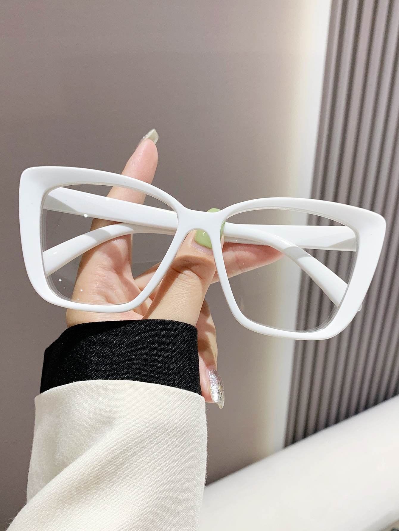 цена 1 шт. женские пластиковые очки в оправе «кошачий глаз»