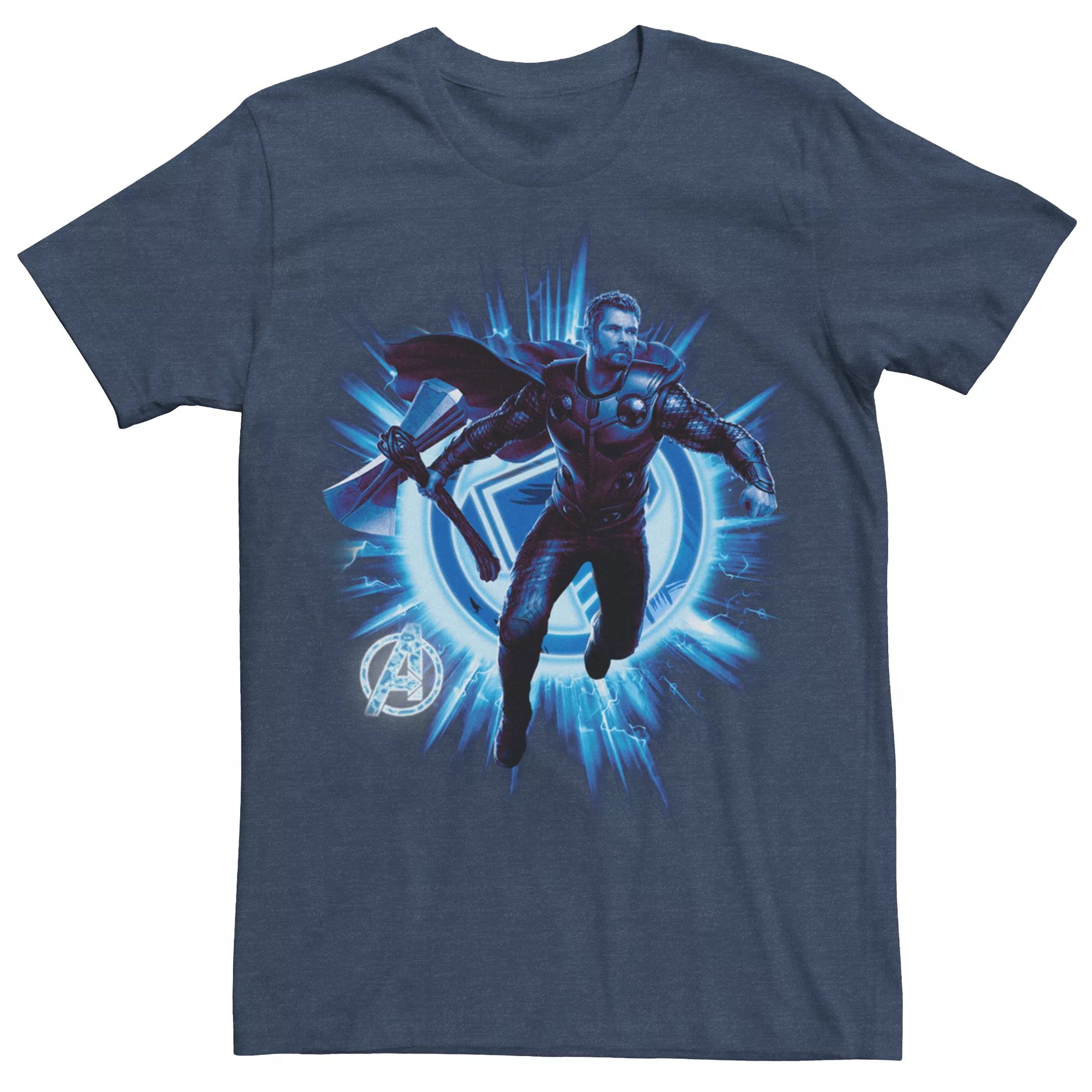 Мужская футболка Avengers Endgame Thor Lightning Marvel брелок avengers endgame thor