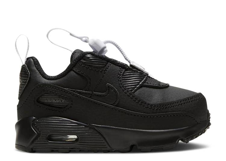 Кроссовки Nike AIR MAX 90 TOGGLE TD 'TRIPLE BLACK', черный кроссовки nike air max 90 toggle td black chrome черный