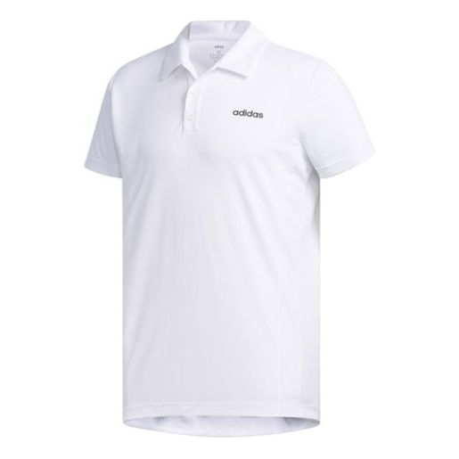 футболка adidas mens tennis sports polo shirt white белый Футболка adidas Training Sports Short Sleeve Polo Shirt White, белый