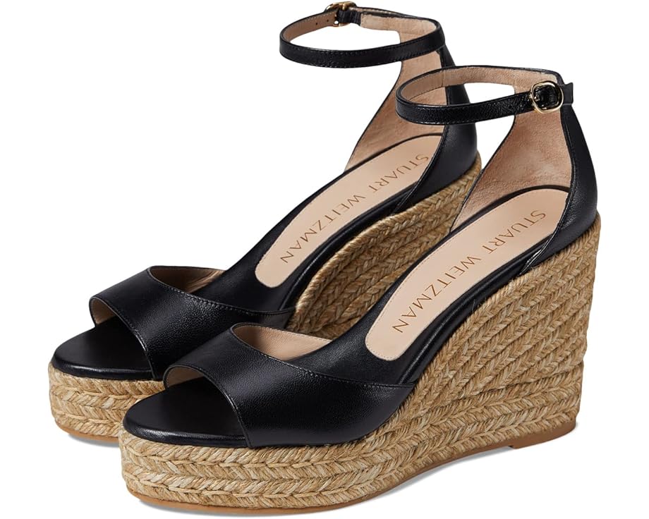 

Туфли Stuart Weitzman Nudistcurve Espadrille Wedge, цвет Black 1