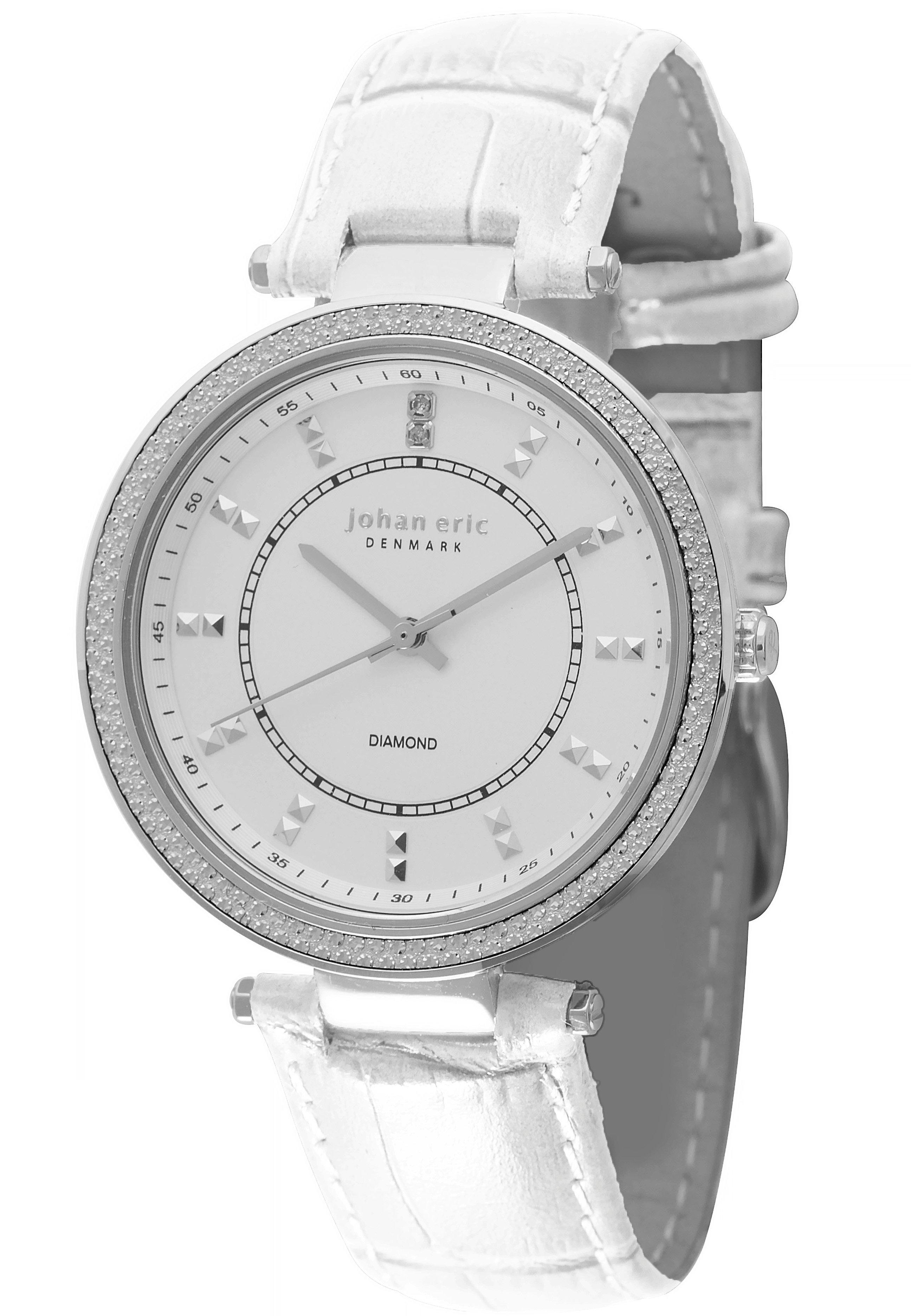 Серебряные часы Ballrup Johan Eric, белый цена и фото