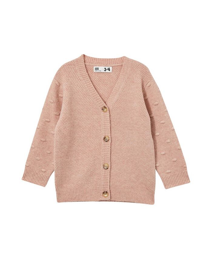 

Свитер-кардиган Suzie для маленьких девочек COTTON ON, коричневый/бежевый