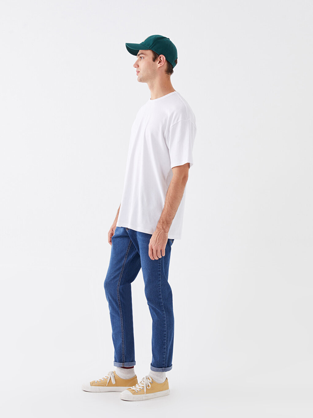 

Мужские джинсовые брюки 750 Slim Fit LCW Jeans, среднее индиго родео