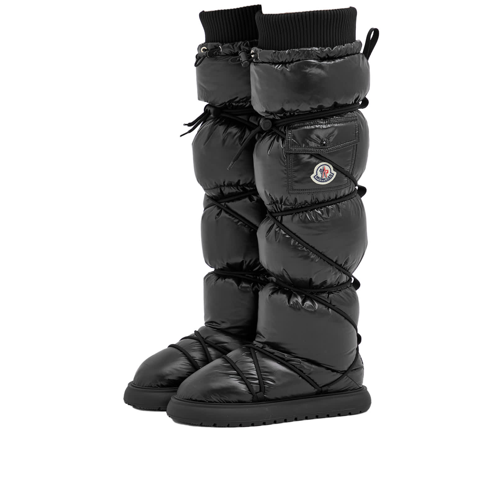ботинки gaia verdi Ботинки Moncler Gaia Pocket High Snow, черный